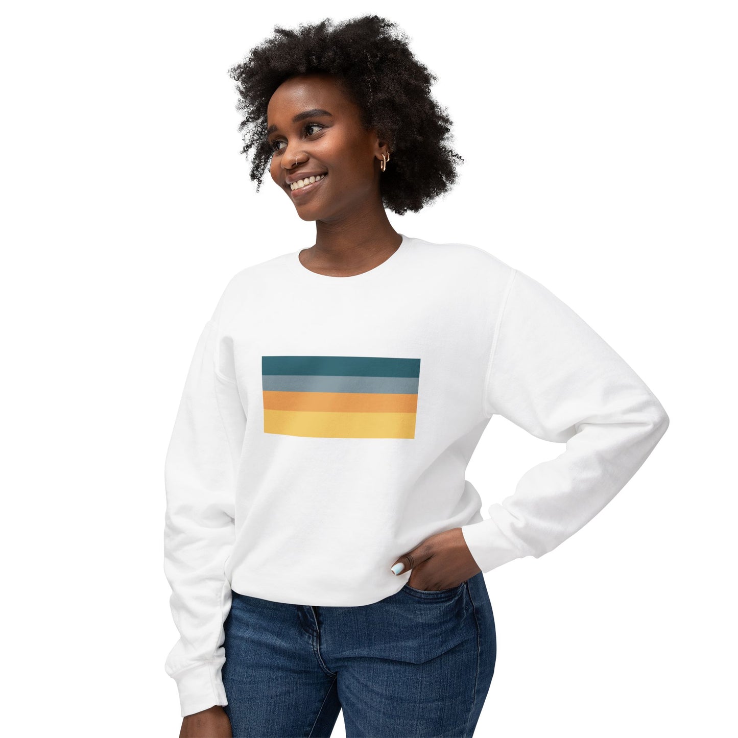 Abstract Sunset Crewneck