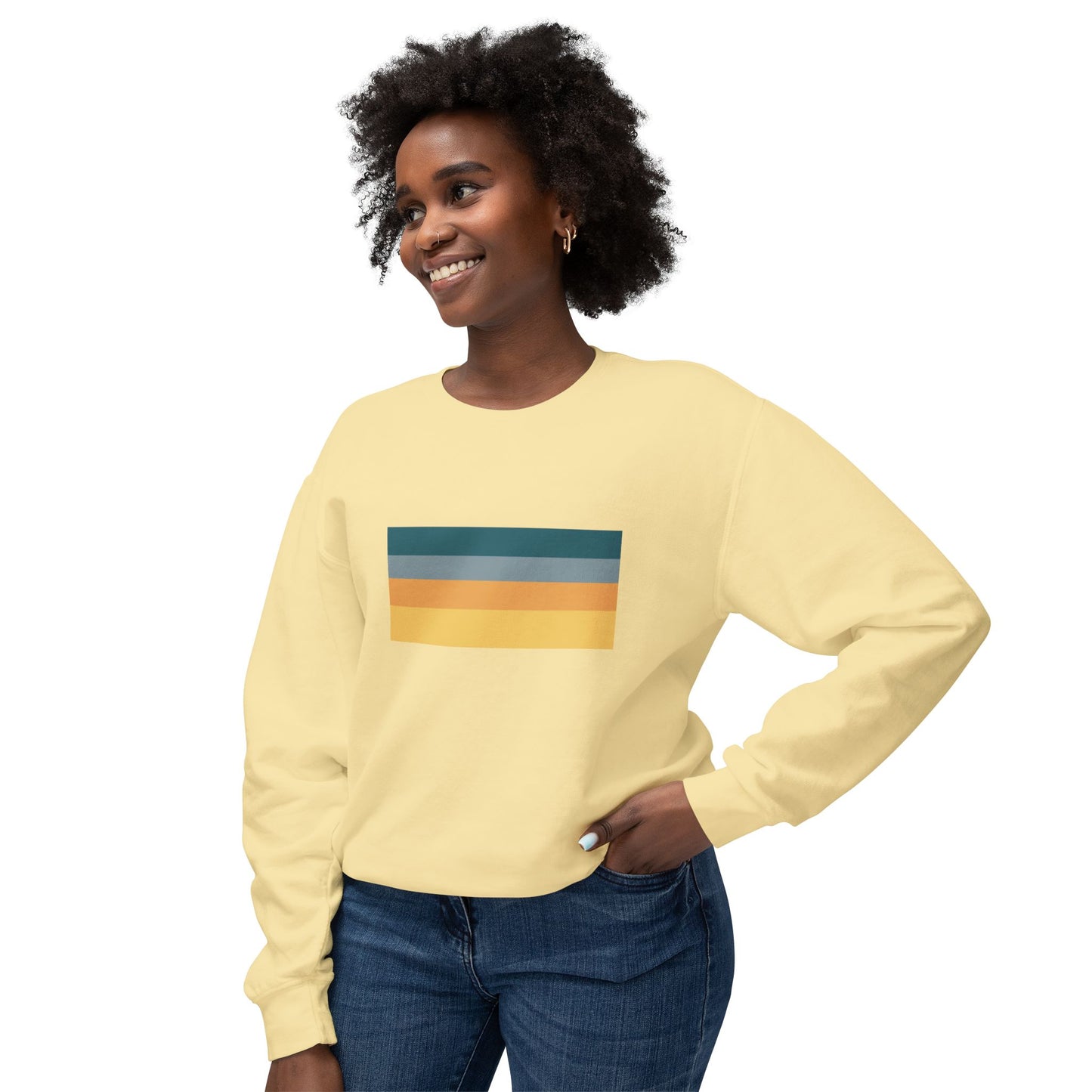 Abstract Sunset Crewneck