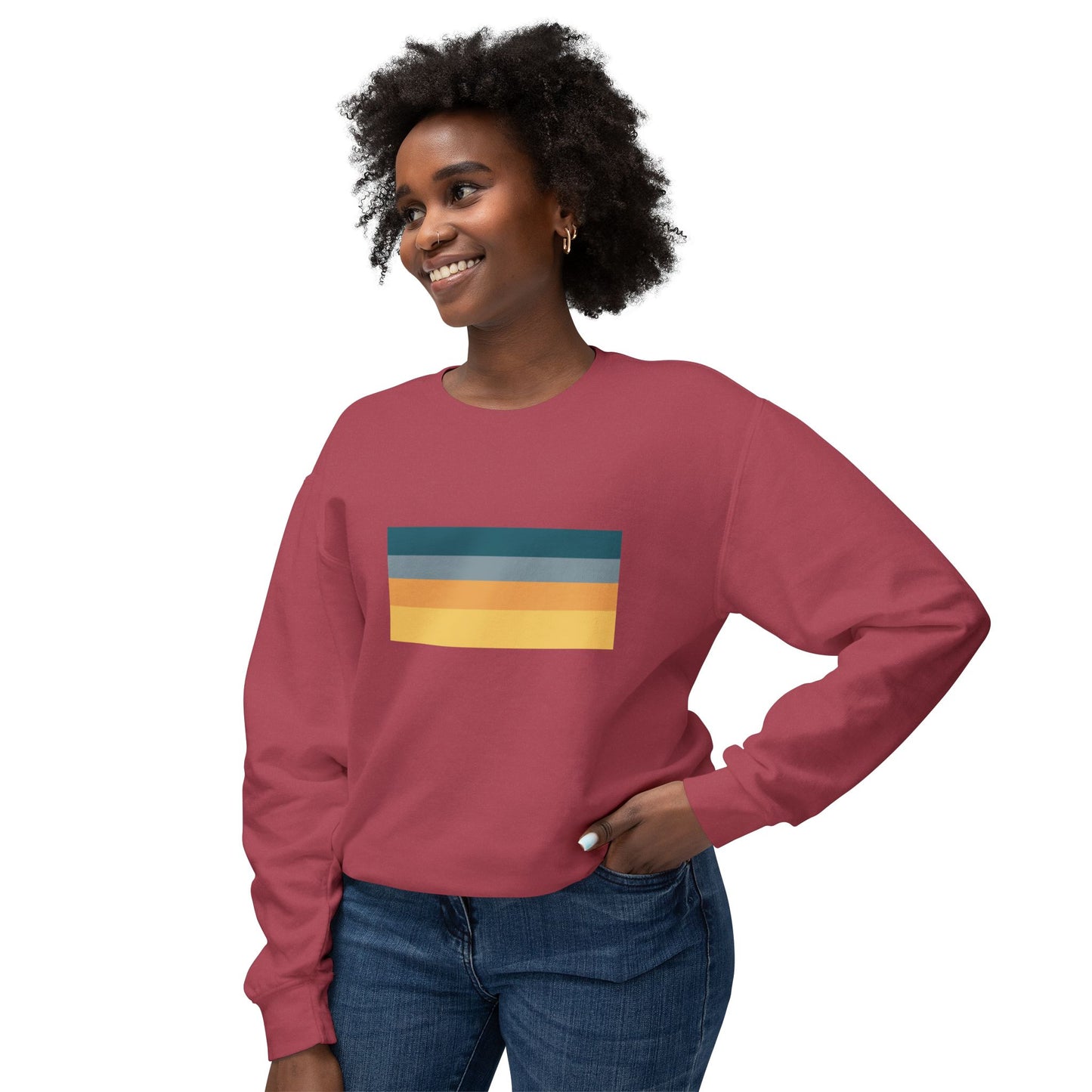 Abstract Sunset Crewneck